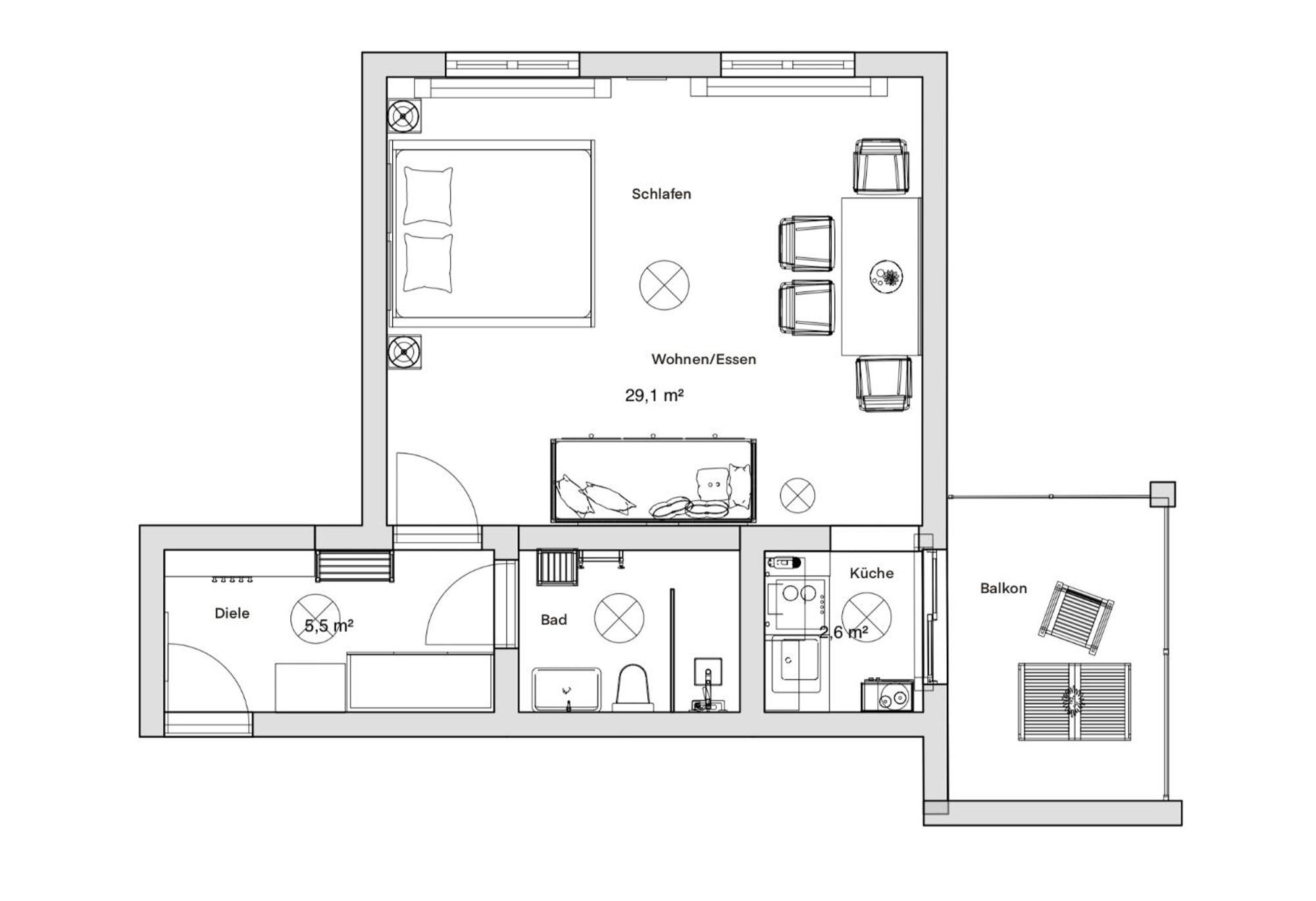 דרזדן Pineapple Apartments Studio-Apartment Am Zwinger מראה חיצוני תמונה